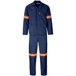 Trade Polycotton Conti Suit - Reflective Arms & Legs - Orange Tape - Image 6