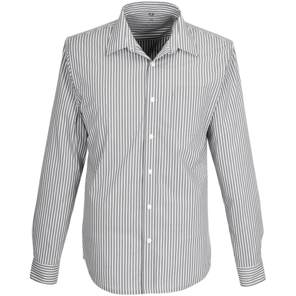 GP-7450-GY Mens Long Sleeve Glenarbor Shirt - Grey - Image 1