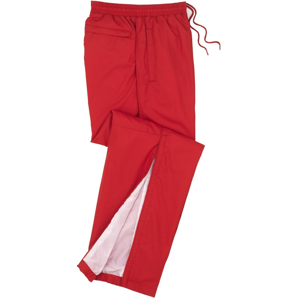 BIZ-3636-R Unisex Flash Track Bottoms - Red - Image 1