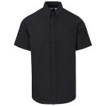 Mens Short Sleeve Cotton Twill Moderna Shirt - Image 2