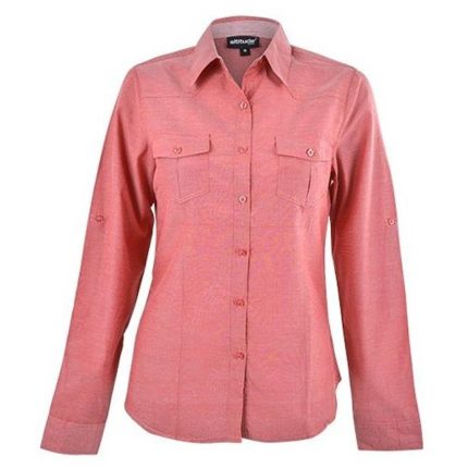 Ladies Long Sleeve Ruby Shirt - Red