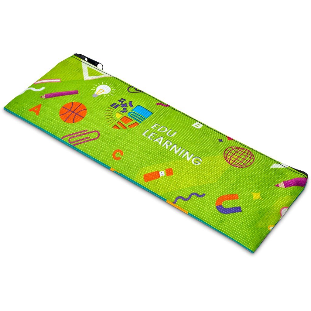 SC-HP-9-G Hoppla Parker Recycled PET Stitch-Bond Pencil Case - Image 1