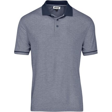 Mens Verge Golf Shirt - Blue