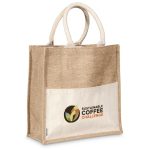 Okiyo Kachi Jute & Cotton Tote - Image 2