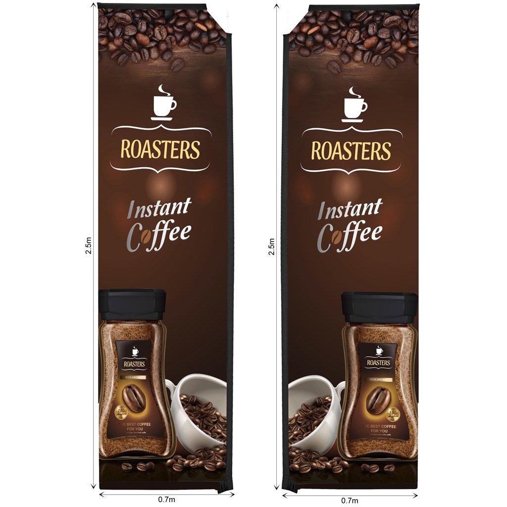 SKIN-7053 Legend 3m Sublimated Telescopic Double-Sided Flying Banner Skin (Excludes Hardware) - Image 1