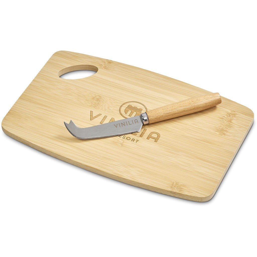HL-OK-132-B Okiyo Edamu Bamboo Cheese Board Set - Image 1