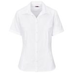 Ladies Short Sleeve Cotton Twill Moderna Shirt - Image 4