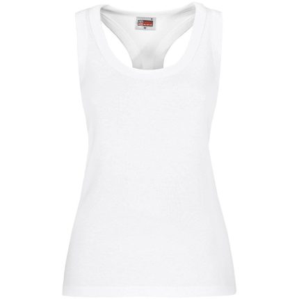Ladies Maui Racerback Top - White