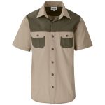 Mens Short Sleeve Serengeti 2-Tone Bush Shirt - Image 4