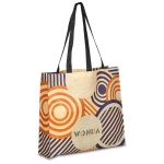 Pre-Printed Sample Hoppla Footloose RPET Stitch-Bond Shopper - Image 2