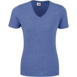 Ladies Michigan Melange V-Neck T-Shirt - Image 2
