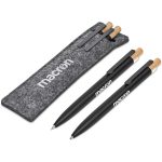 Okiyo Mimo Recycled Aluminum Ball Pen & Pencil Set - Image 2