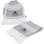 US Basic Santa Cruz Cotton-Rich Beach Towel & Drawstring Bag - Image 3