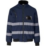 Techno Padded Hi-Viz Reflective Bunny Jacket - Image 2