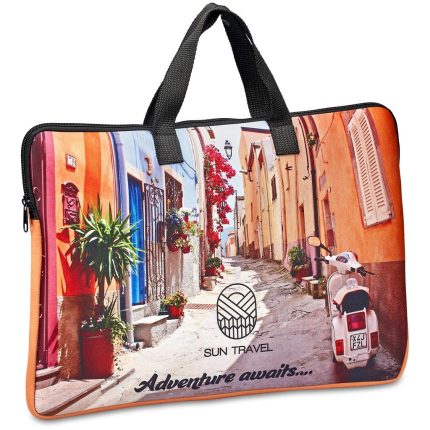 Pre-Printed Sample Hoppla Neoprene 15.6-inch Cloud Laptop Sleeve