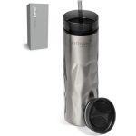 Serendipio Fire & Ice Stainless Steel & Plastic 2-In-1 Tumbler - 435ml - Image 2